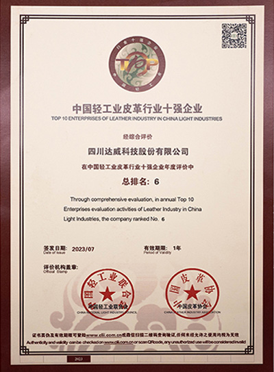 皮革行業(yè)先進集體